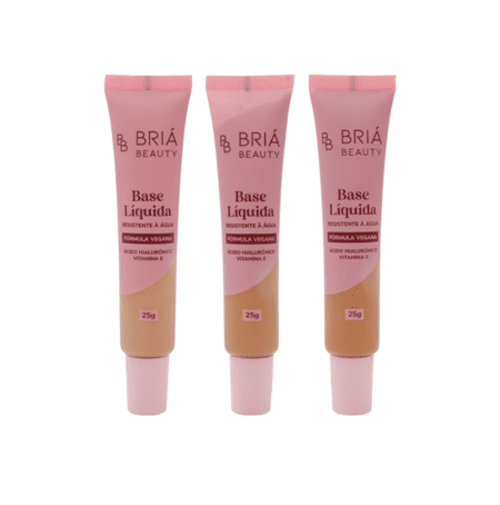 BASE LIQUIDA BRIA BEAUTY C 25G ( 3 CORES ) - BRIA | TOP DISTRIBUIDORA