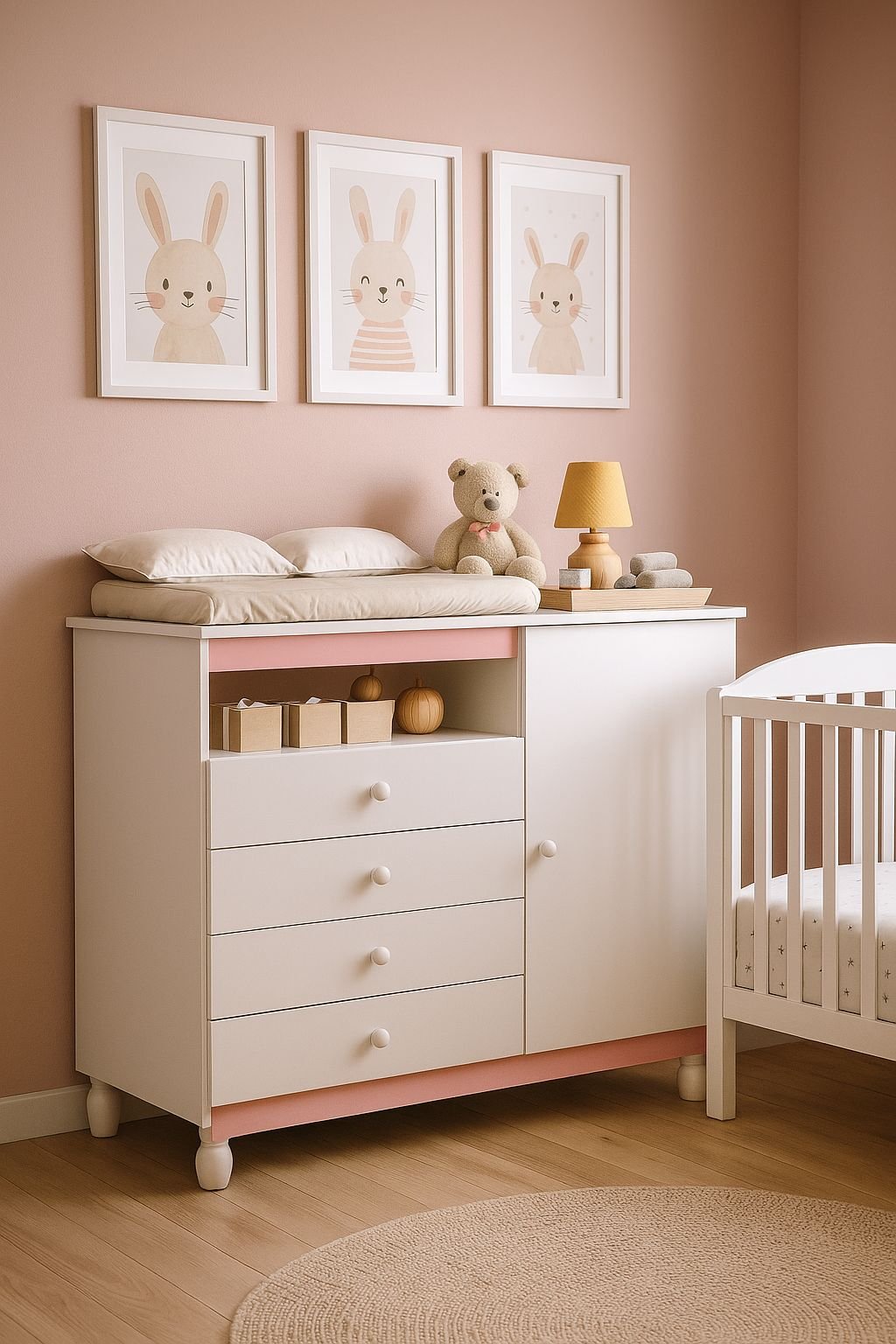 BabyKingdom MUDDY CANDLE CD 4枚セット Cômoda Infantil Baby Bela – Sapateira com 4 Gavetas e Colchão