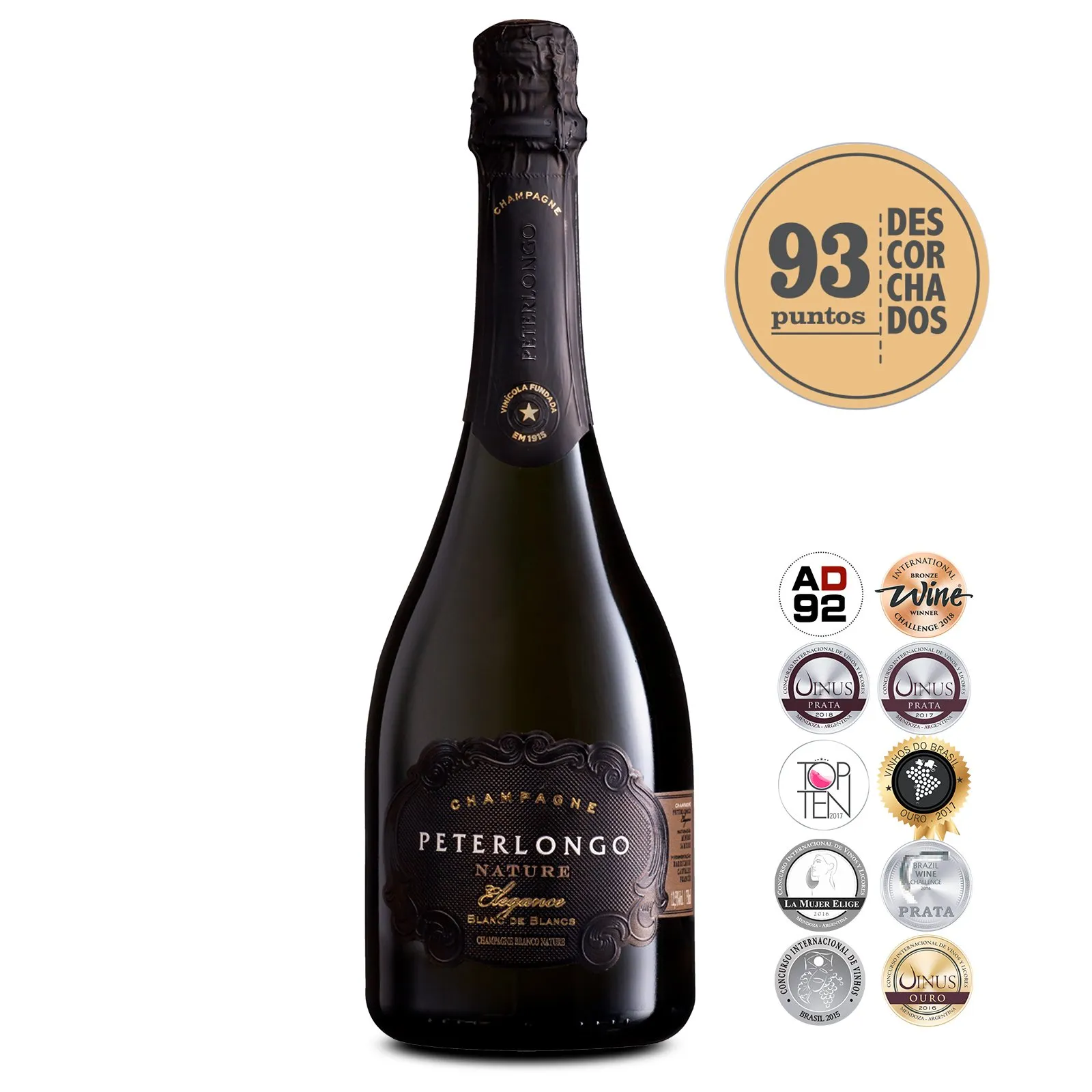 Peterlongo Champagne Elegance Nature 750ml