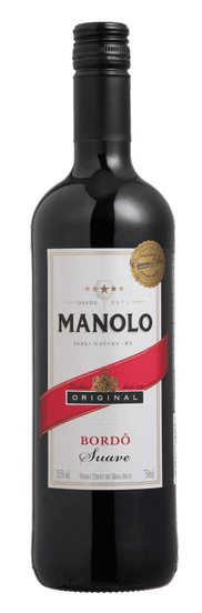 Manolo Vinho de Mesa Tinto Suave 750ml