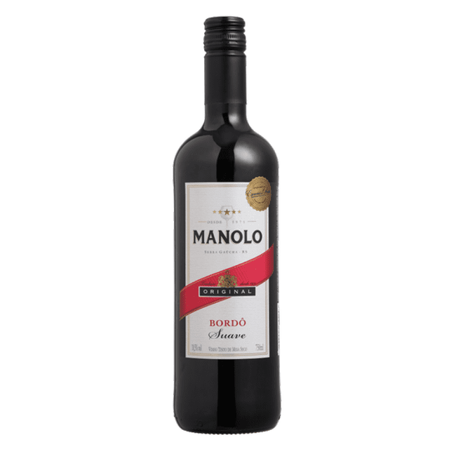 Manolo Vinho de Mesa Tinto Suave 750ml
