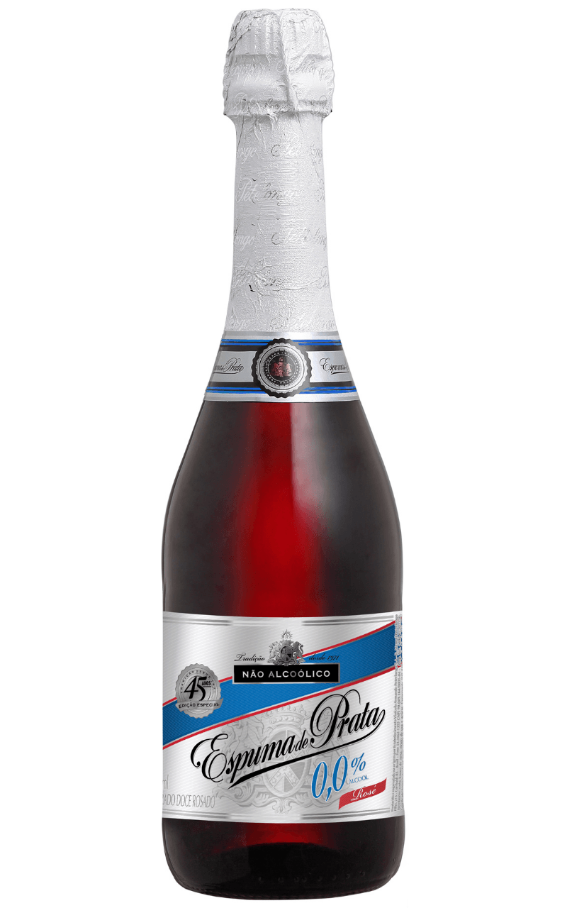 Espuma de Prata Rosé Zero Álcool 660ml | Peterlongo