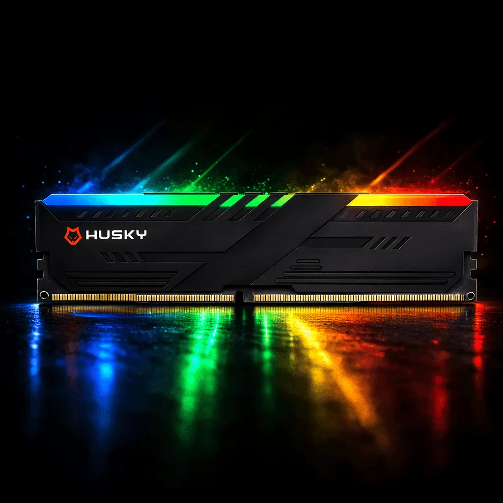 Memória Husky Impulse RGB, 16GB (1x16GB), DDR4, 3200MHz, CL16