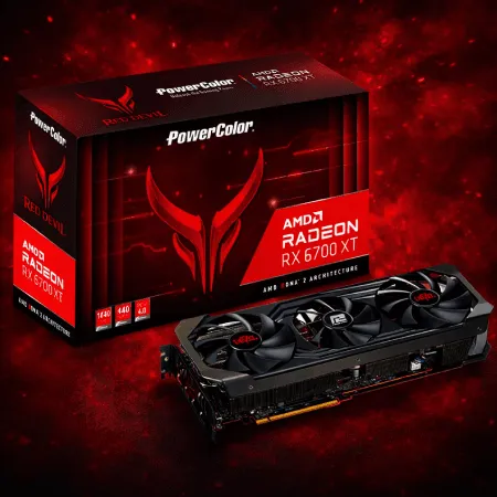 Placa de Vídeo PowerColor Red Devil Radeon RX 6700 XT OC, 12GB