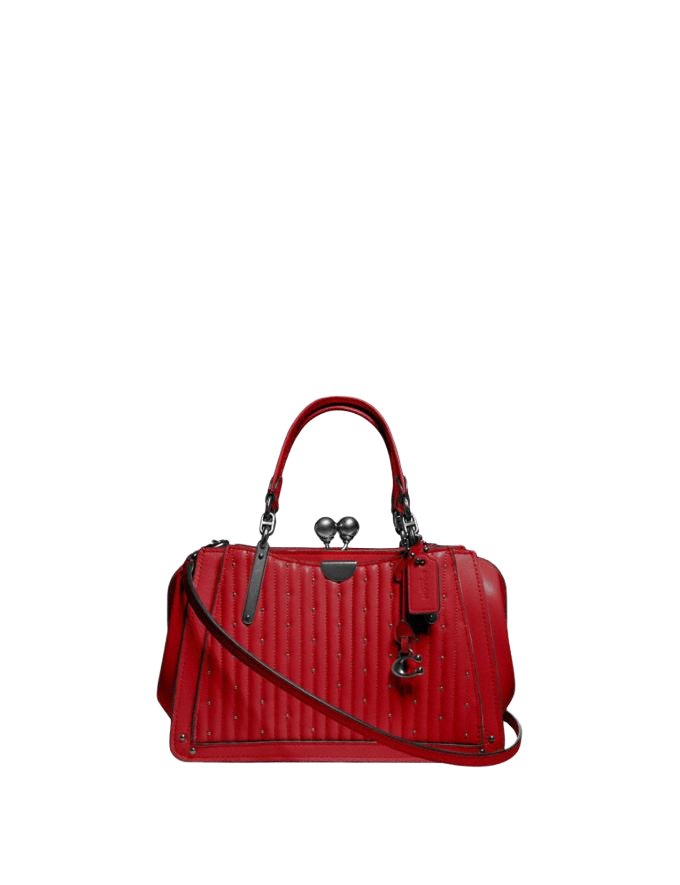 coach bolsa red