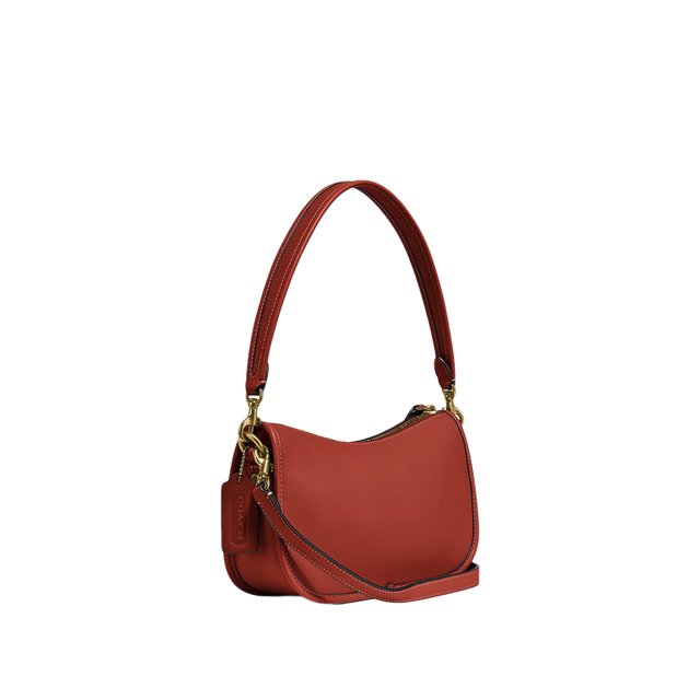 coach leather swinger shoulder bolsa