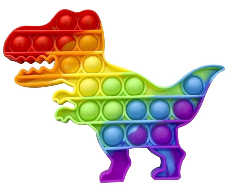 Brinquendo de Atividades - Pop Fun - Super - Dino - Colorido - Yes Toys