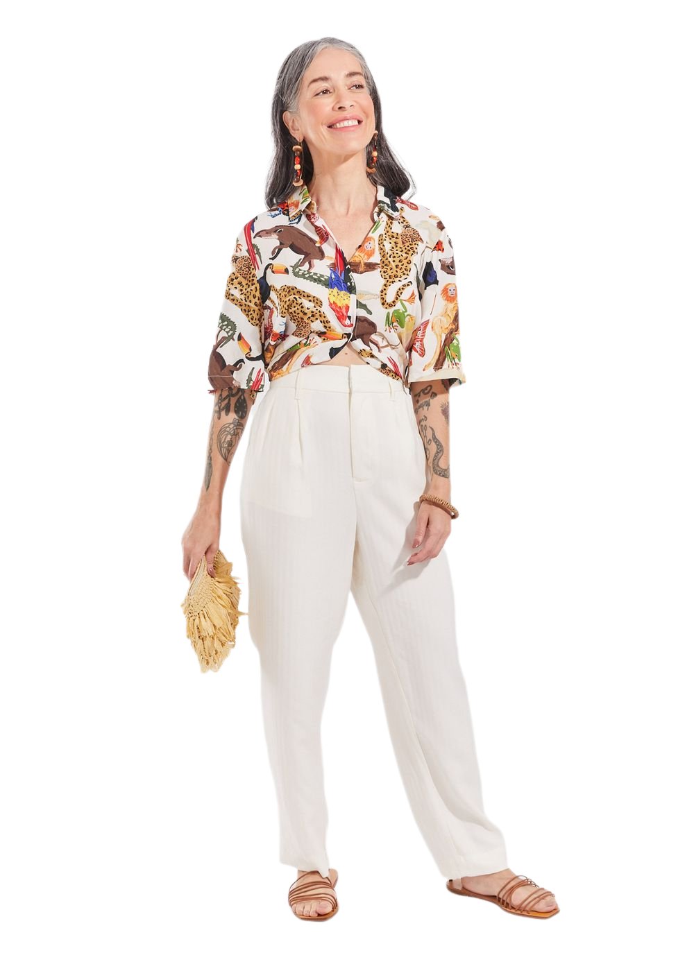 Calça alfaiataria best sale cantão