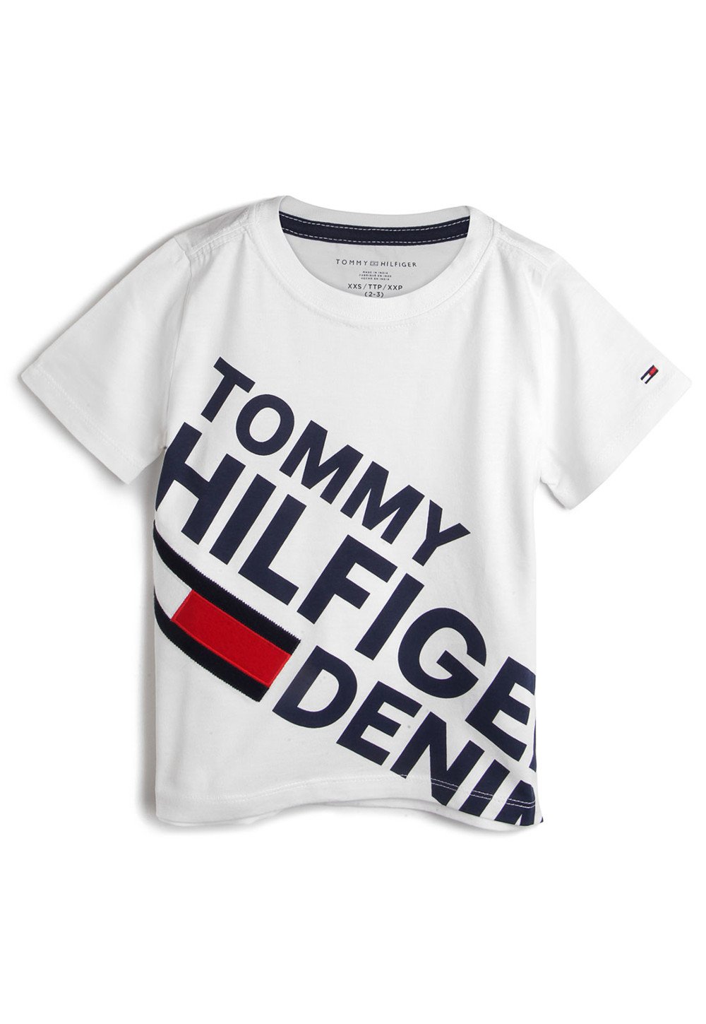 Camiseta Tommy Hilfiger Infantil Feminina Rosa