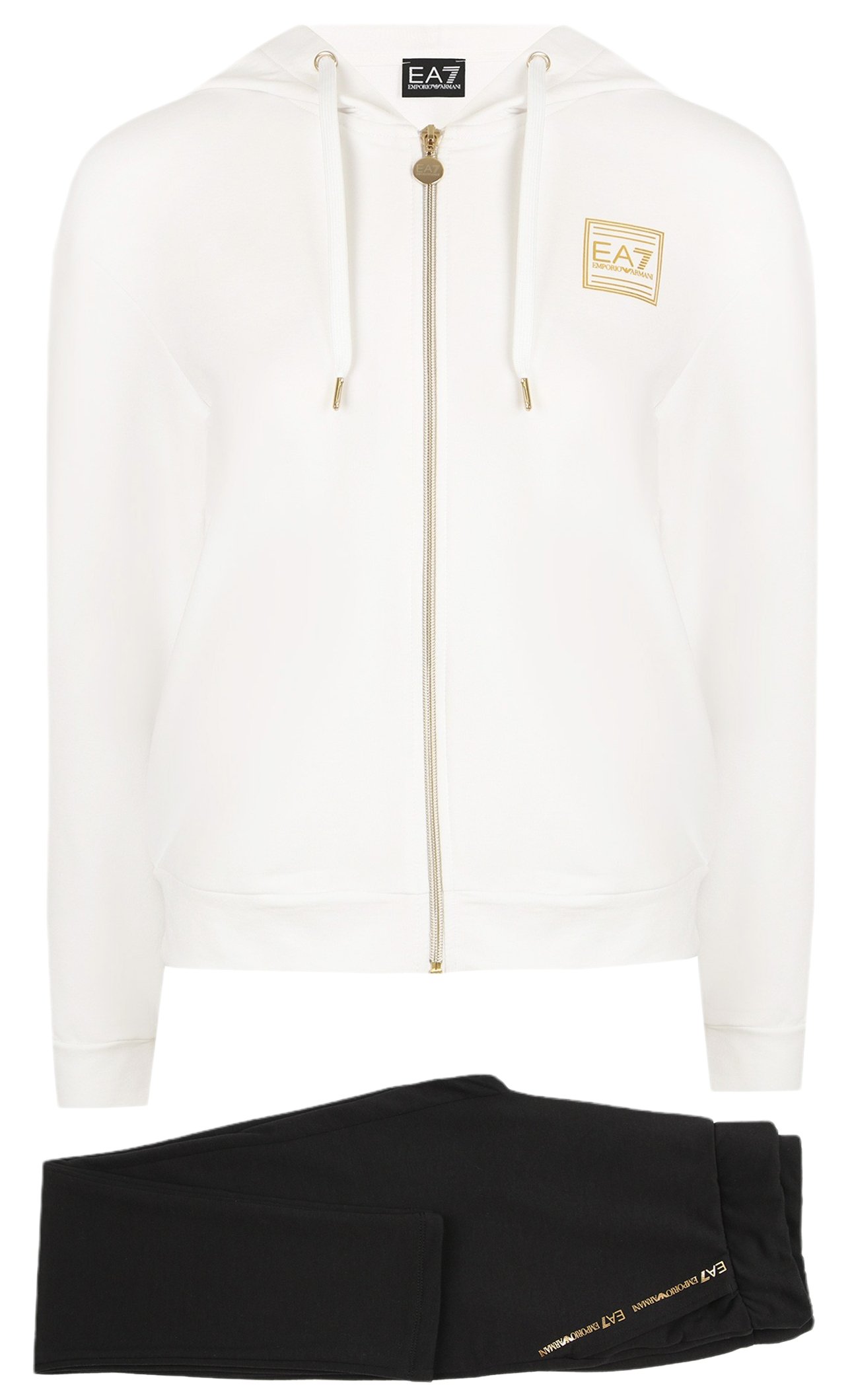 Ea7 gold outlet tracksuit