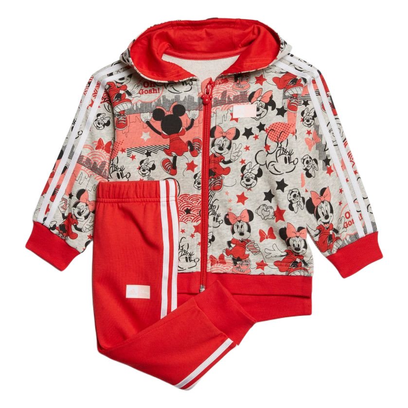 conjunto adidas vermelho infantil