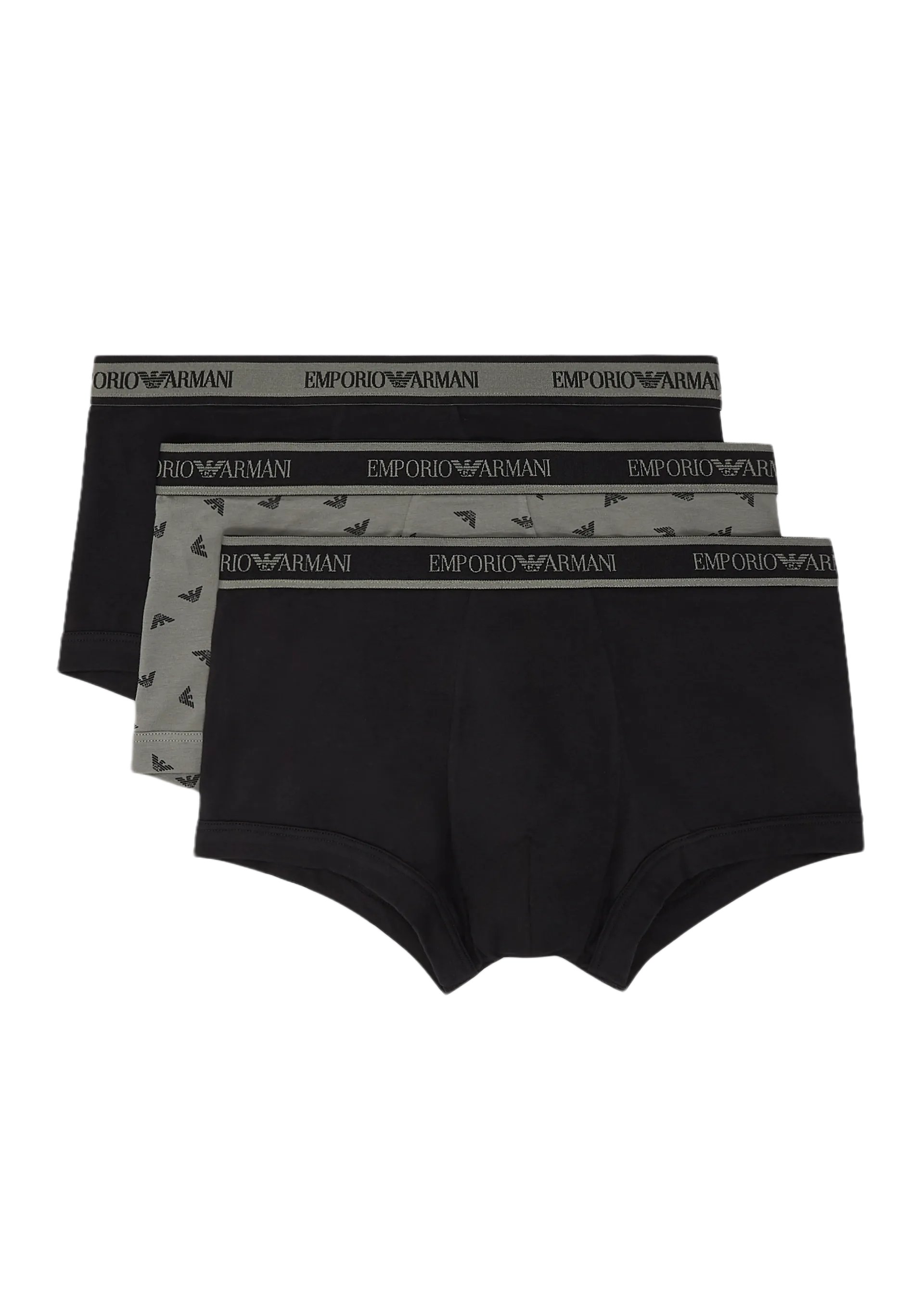 Pack 3 Cuecas Emporio Armani Trunk Stretch Cotton  Dreamland - As melhores  marcas do Brasil e do mundo