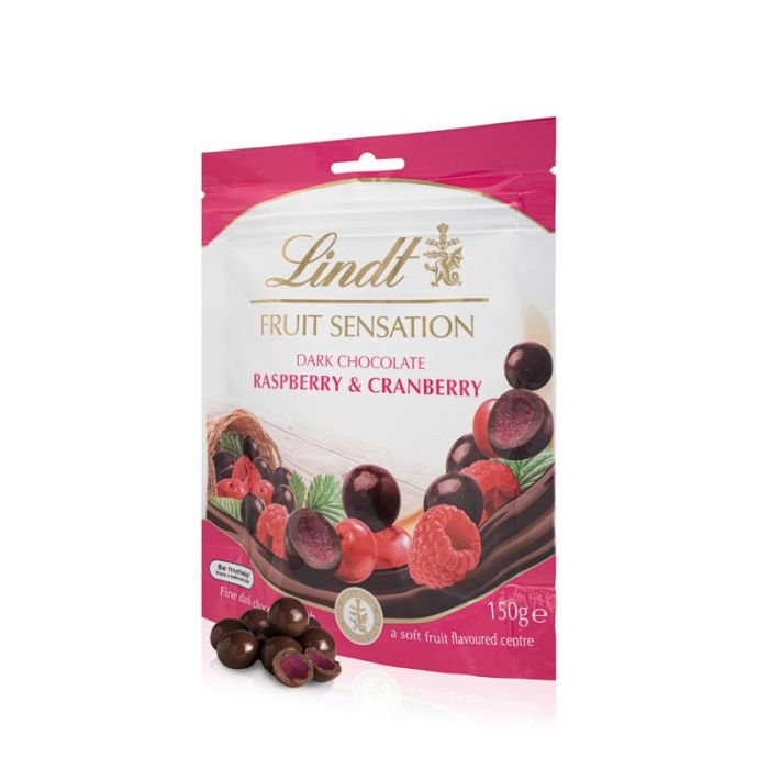 Lindt Fruit Sensation - Raspberry & Cranberry | Dreamland - As melhores ...
