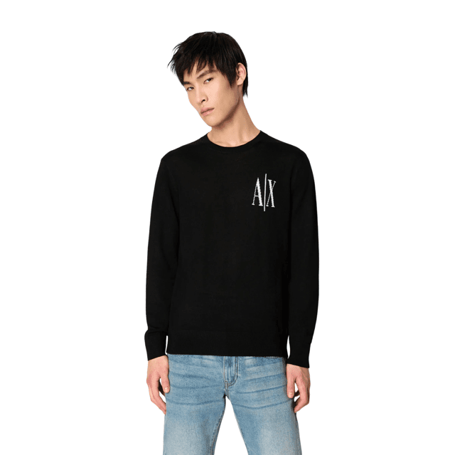 Suéter Armani Exchange Icon logo Dreamland As melhores marcas do Brasil e do mundo