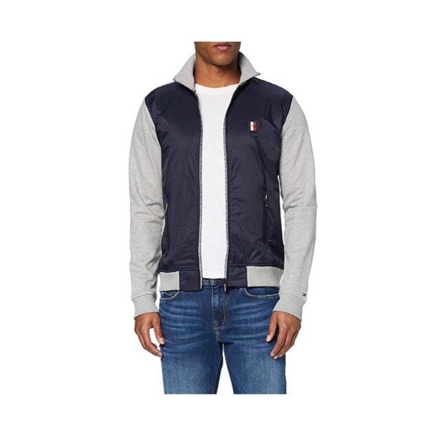 Jaqueta Tommy Hilfiger Mixed Media Zip Through Dreamland As