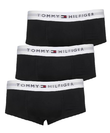 Camiseta Tommy Hilfiger Lettering Preta - Faz a Boa!