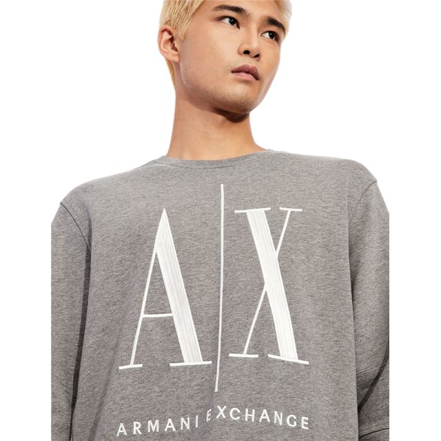 armani exchange small logo moletom com capuz