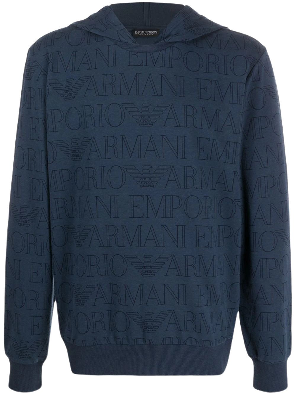 mens emporio armani moletom com capuz