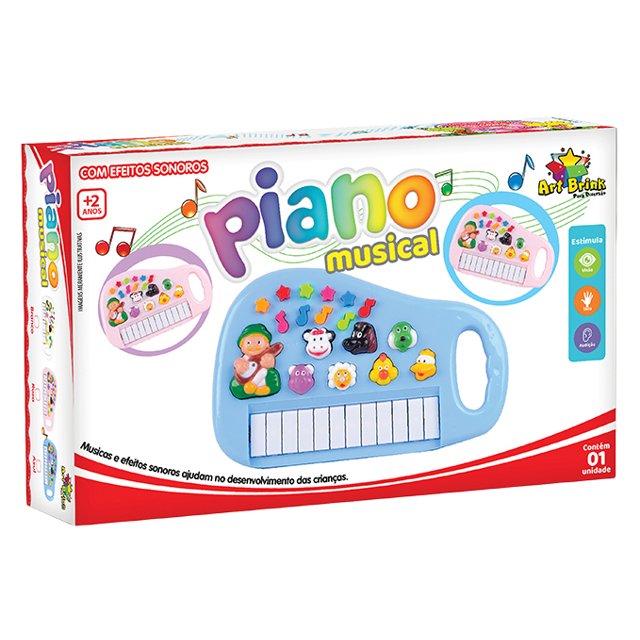 Pianinho Infantil Meus Melhores Amigos - Art Brink no Shoptime