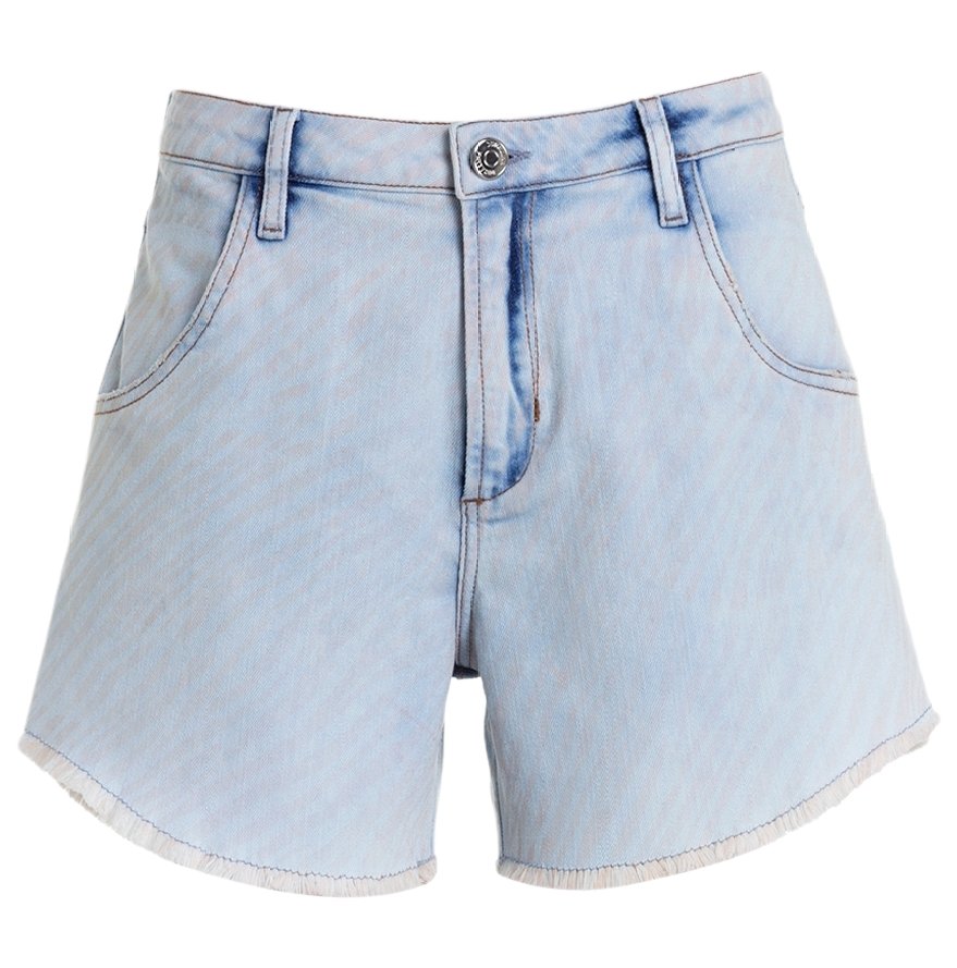 Shorts Jeans Dudalina Relax Estampado Bolso Five | Dreamland - As