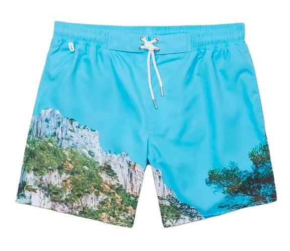 Shorts Lacoste Com Estampa De Cintura Para Cima | Dreamland - As