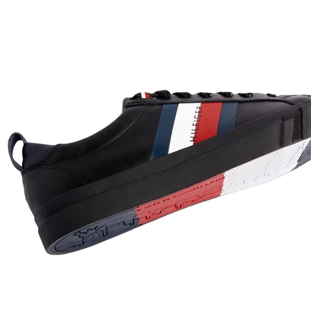 Tommy Tênis Masculino Knit Logo Lateral Faixa Tommy Traseira