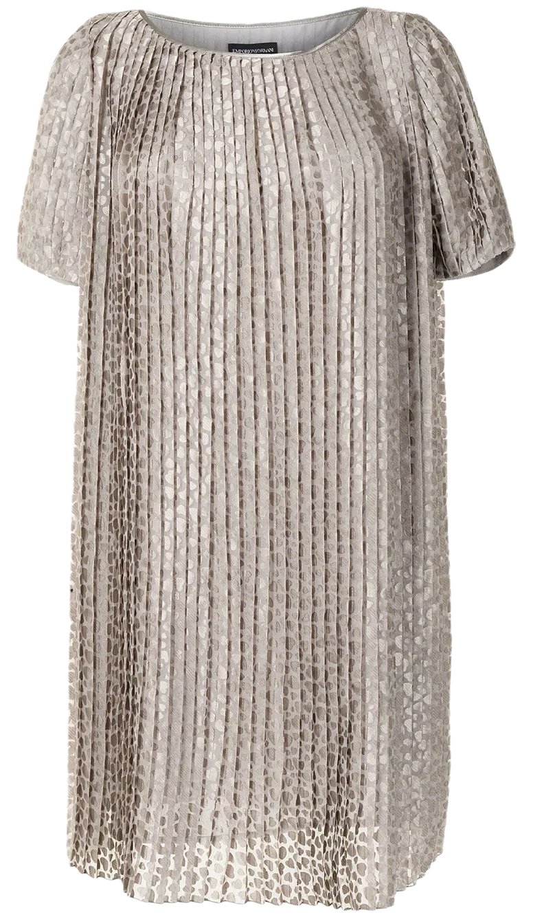Vestido Emporio Armani Reto Com Pregas Dreamland As melhores
