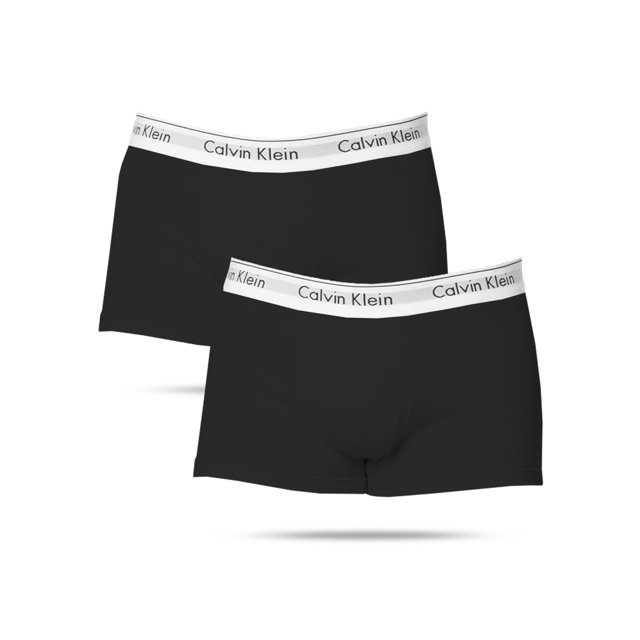 Kit 2 Cuecas Calvin Klein Underwear Boxer Trunk Sem Costura
