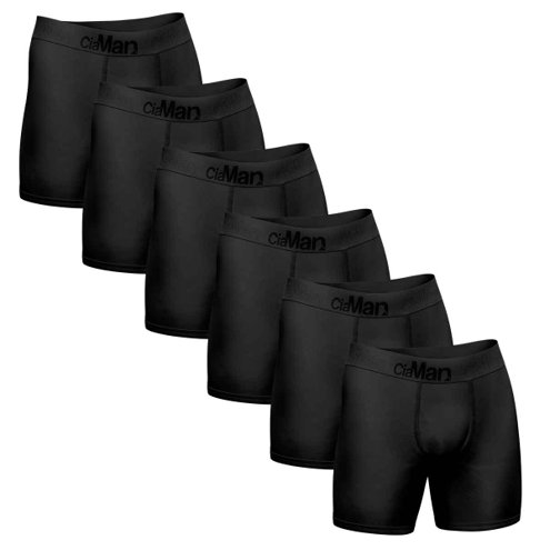 Cueca Long Boxer Cotton - Calvin Klein Underwear - Preto - Shop2gether