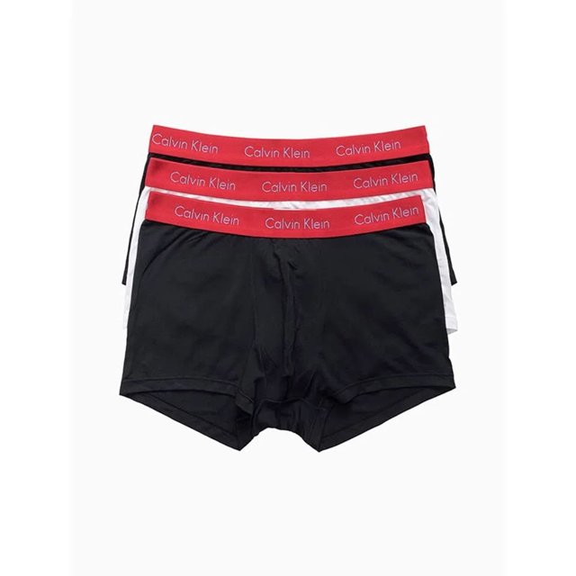 Kit 3 Underwear Trunk Plus Size Cuecas Calvin Klein - Calvin Klein