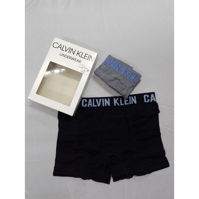 Kit 2 Cuecas Slip Calvin Klein Cotton Pretas - Cueca Store
