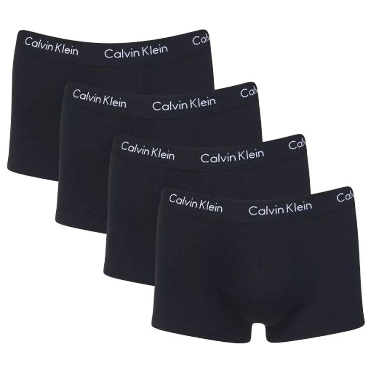Calvin Klein Underwear COTTON STRETCH Low Rise Trunk LOW RISE TRUNK 7 PACK  Black