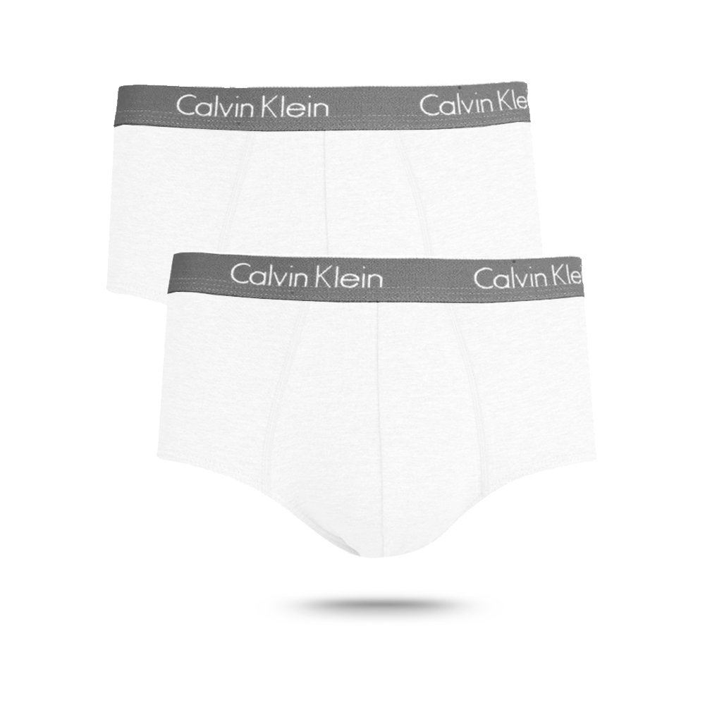Kit 2 Slip Brancas Cotton Calvin Klein, Comprar Cuecas