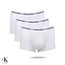 Kit 3 Calvin Klein Trunk Low Rise Cotton Brancas -  U2664-100