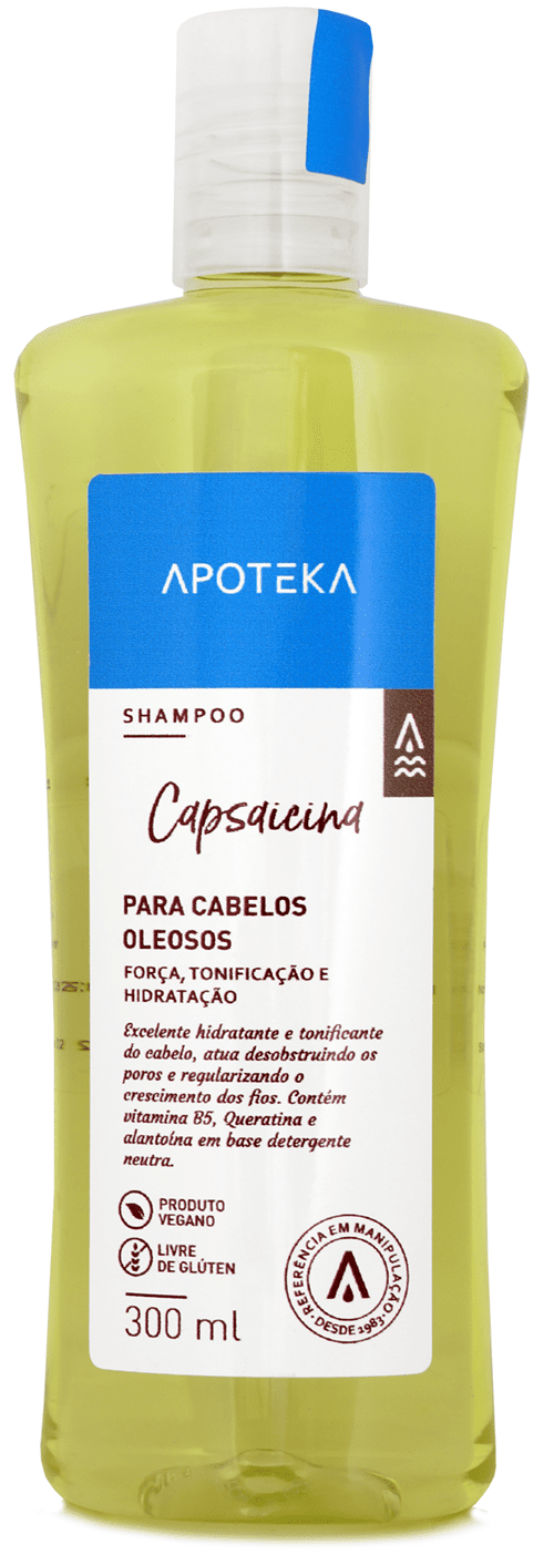 Xampu Capsaicina Oleosos 300mL