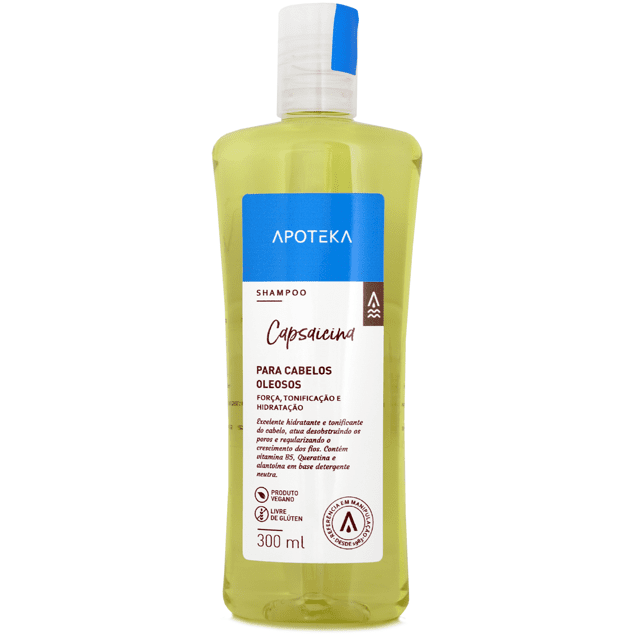 Xampu Capsaicina Oleosos 300mL