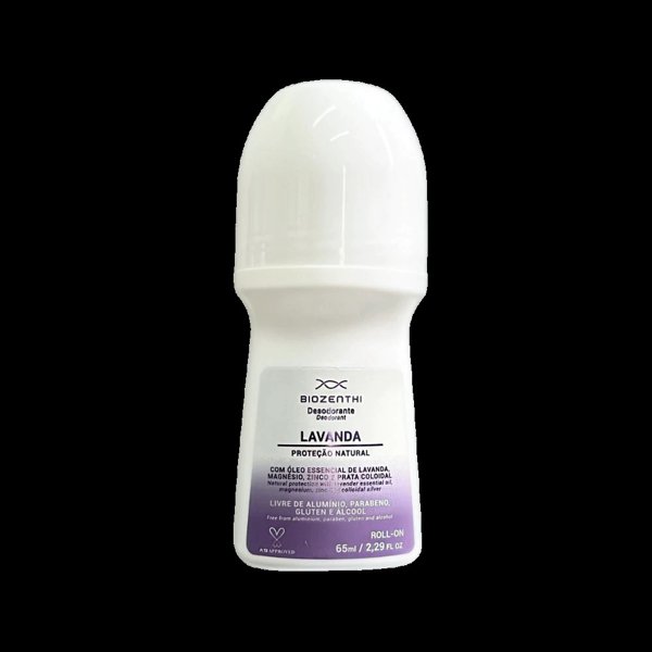 DESODORANTE ROLL-ON NATURAL LAVANDA - sem alumínio, álcool, metais ...
