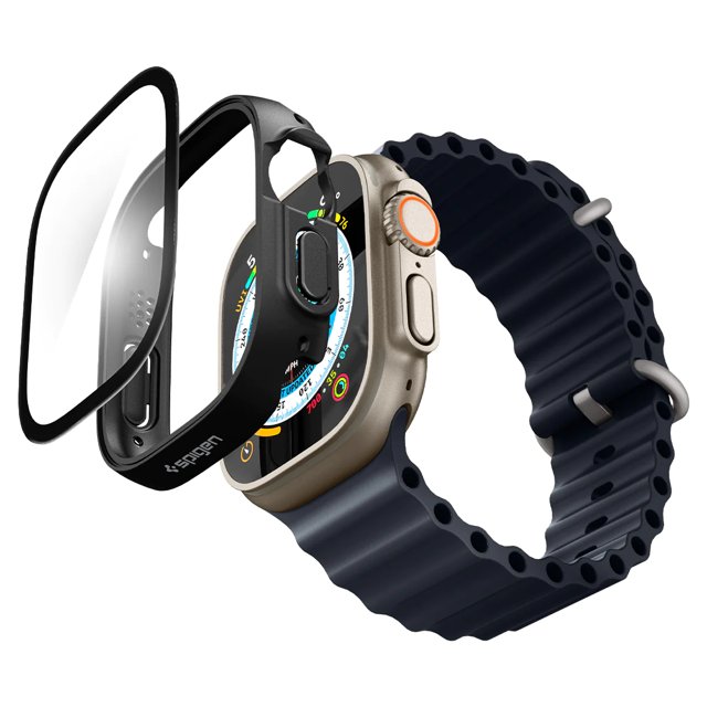 Bracelete Apple Watch Ultra 49mm Spigen Thin Fit 360 Preto - Capas