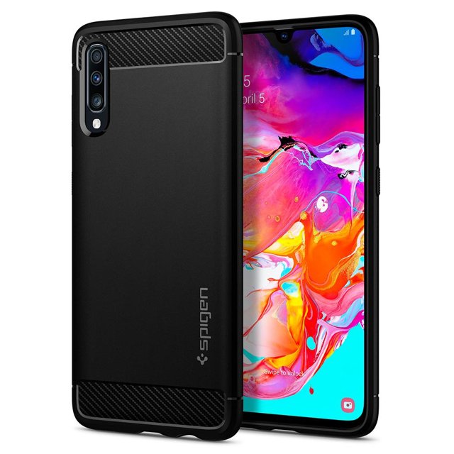 Capa Para Galaxy A70 Rugged Armor Spigen Brasil | SPIGEN BRASIL