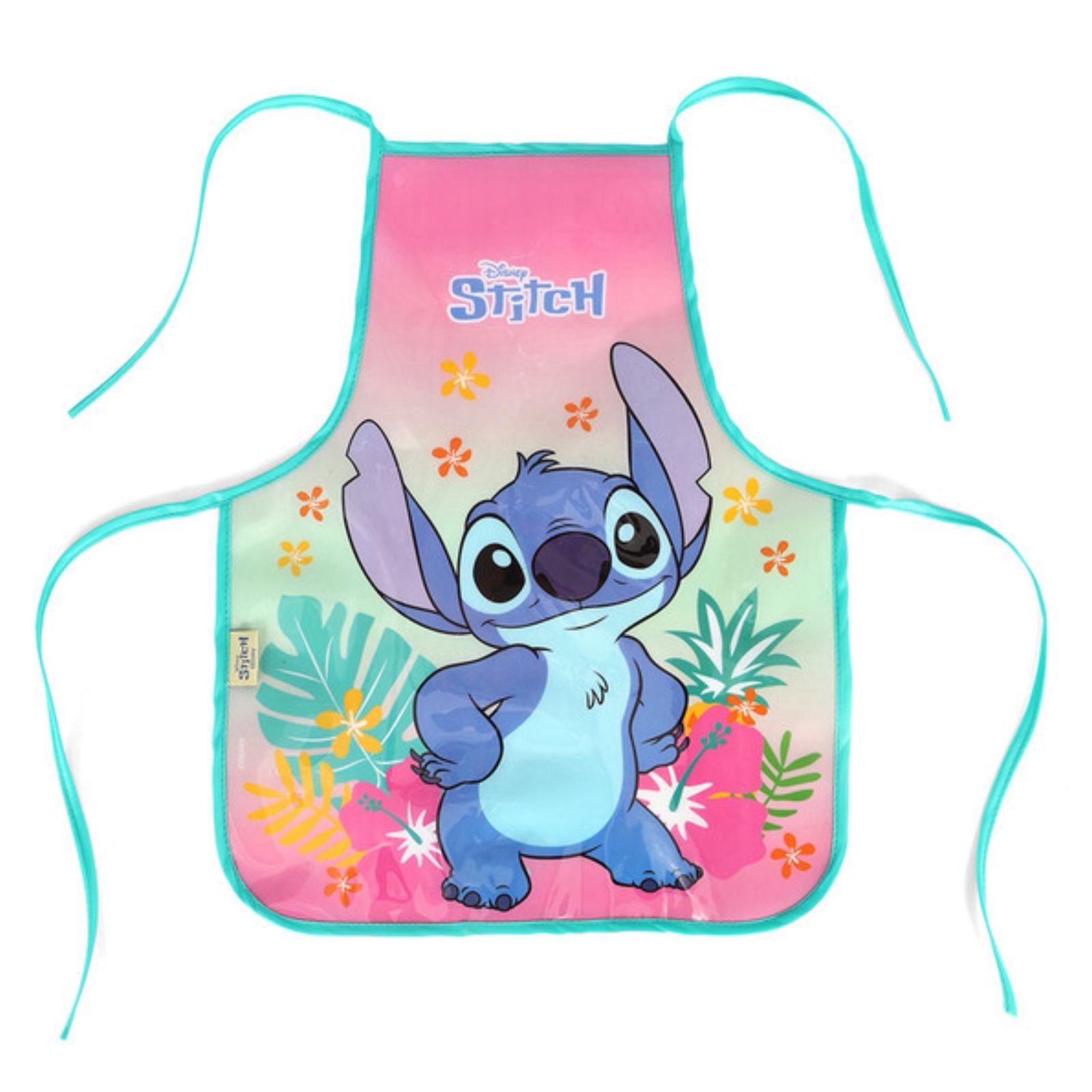Avental Escolar Infantil Stitch e Angel Disney Para Pintura | Prolar