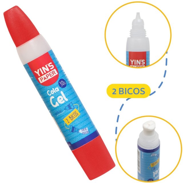 Cola Em Gel 2 Bicos 30G Yins | Prolar