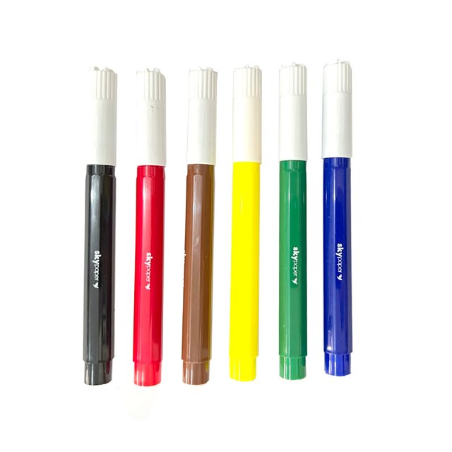 Hidrocor Jumbo Com 6 Cores SkyPaper | Prolar