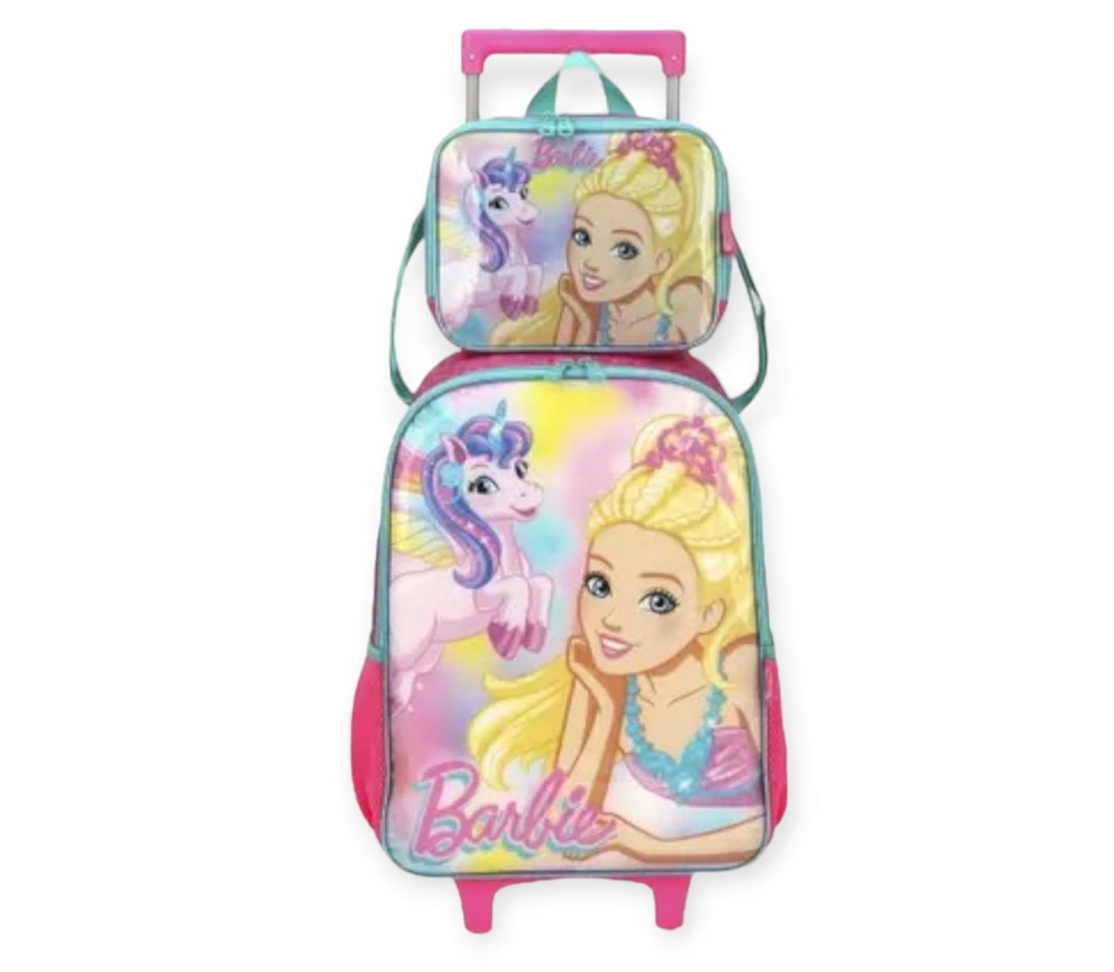 KIT MOCHILA COM RODAS ESCOLAR BARBIE- MAXLOG IC39972BB-PK | Casa das ...