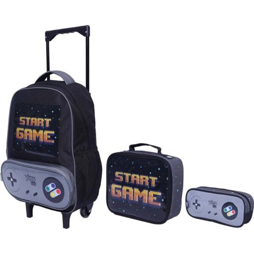 kit-mochila-com-rodas-infantil-start-game-yins-ys-42156-mc-preto