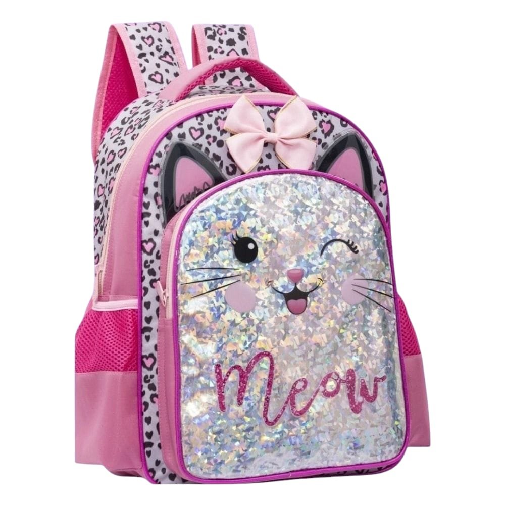 MOCHILA INFANTIL GATINHA MEOW -PEQUENA YEPP MIF5369-13 | Casa das