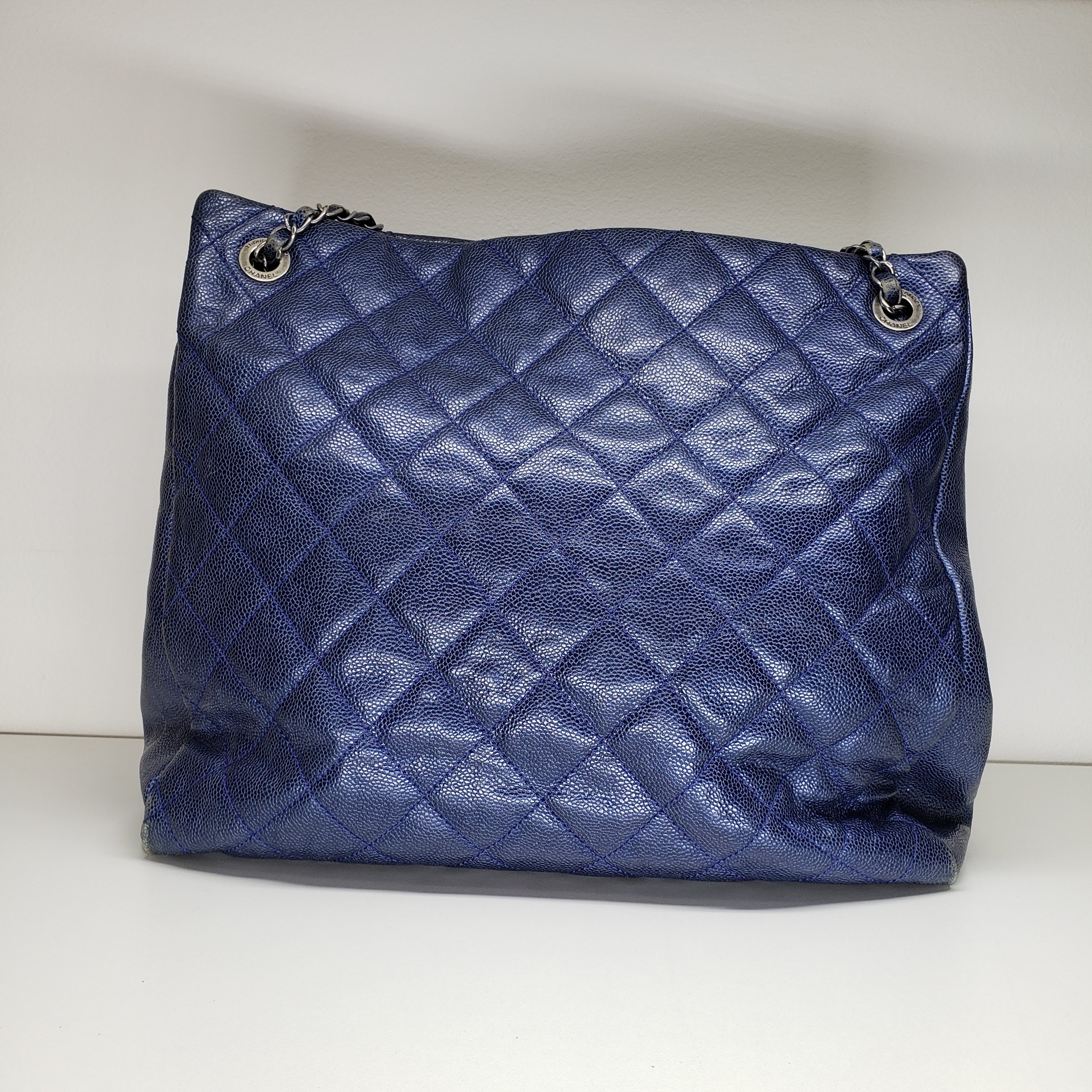 cobalt blue chanel bolsa