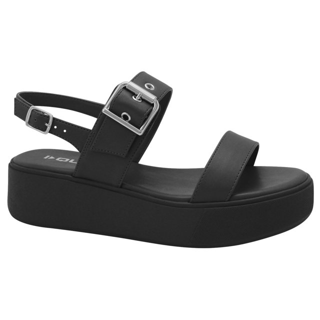 Sandalia Quiz Sandália Feminina Flatform Quiz 66181309 VERMELHO 34