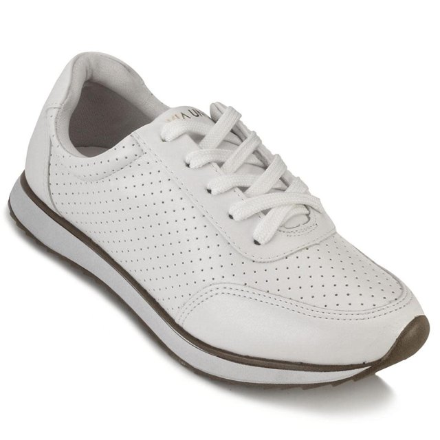 Tênis Casual Tênis Plataforma Via Uno Sapato Branco Tenis