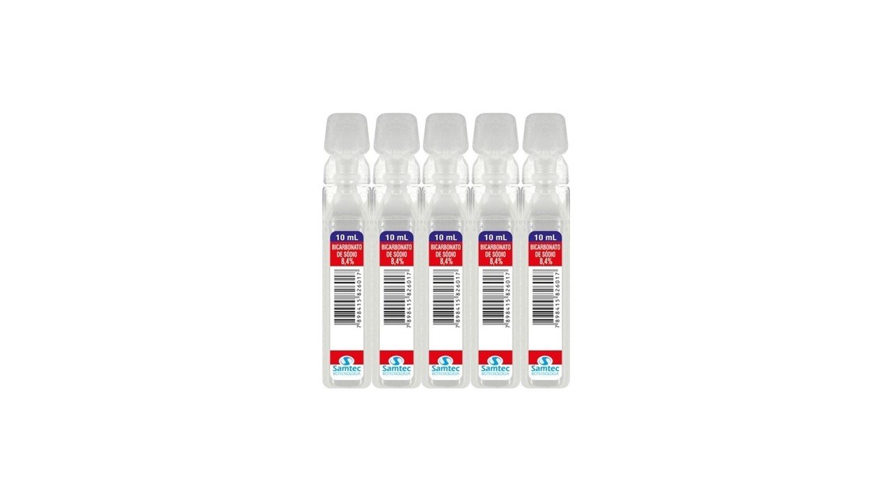Bicarbonato De S dio 8 4 Flaconete 10ml 5Un Samtec Pharmadent bicarbonato-de-s-dio-8-4-flaconete-10ml-5un-samtec-pharmadent