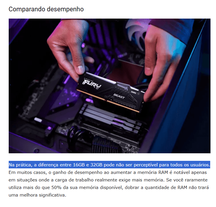 32 Ram Speed 32GB de RAM vale a pena para jogos em 2025? Comparativo 32GB vs 16GB ...